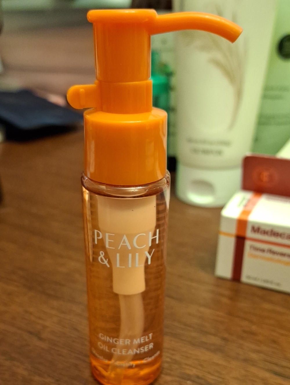 Peach & Lily Ginger Melt Oil Cleanser 30ml New Pump Bottle New